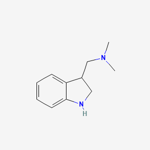 (2,3-dihydro-1H-indol-3-ylmethyl)dimethylamine