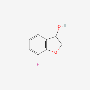 molecular formula C8H7FO2 B8650114 7-Fluoro-2,3-dihydrobenzofuran-3-ol 
