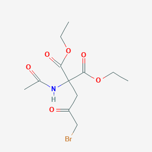 Diethyl 2-acetamido-2-(3-bromo-2-oxopropyl)malonate