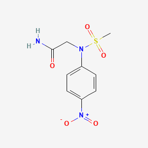 4-(N-aminocarbonylmethyl-N-methylsulphonyl-amino)-nitrobenzene