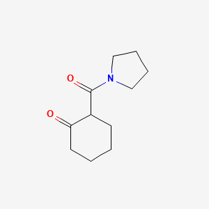 2-(Pyrrolidine-1-carbonyl)cyclohexan-1-one