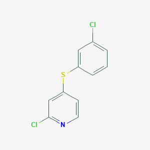 2-Chloro-4-(3-chlorophenylthio)pyridine