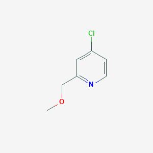 molecular formula C7H8ClNO B8650168 4-Chloro-2-methoxymethylpyridine CAS No. 315493-76-6