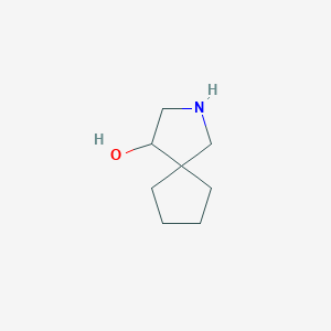 molecular formula C8H15NO B8650205 2-Azaspiro[4.4]nonan-4-ol 