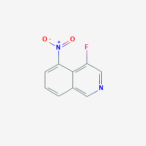 molecular formula C9H5FN2O2 B8650222 4-Fluoro-5-nitroisoquinoline 