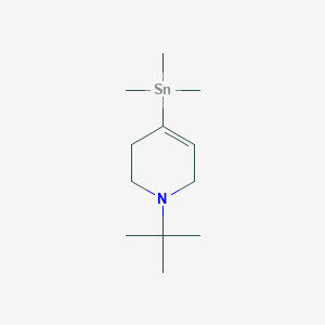 1-Tert-butyl-4-(trimethylstannyl)-1,2,3,6-tetrahydropyridine