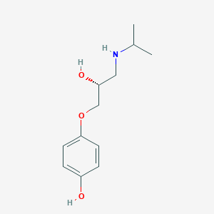 molecular formula C12H19NO3 B8650244 4-[(R)-2-Hydroxy-3-(isopropylamino)propoxy]phenol 