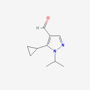 5-Cyclopropyl-1-isopropyl-1H-pyrazole-4-carbaldehyde