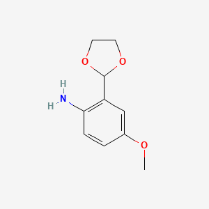2-(1,3-Dioxolan-2-yl)-4-methoxyaniline