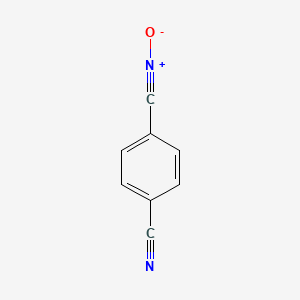 molecular formula C8H4N2O B8650461 4-cyano-benzonitrile N-oxide CAS No. 10447-96-8