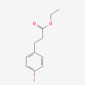 molecular formula C11H13IO2 B8650549 Ethyl 3-(4-iodophenyl)propanoate 
