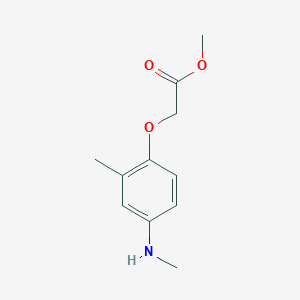 Methyl [2-methyl-4-(methylamino)phenoxy]acetate