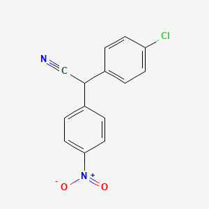 2-(4-Chlorophenyl)-2-(4-nitrophenyl)acetonitrile