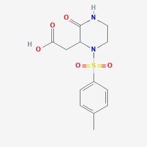 2-(3-Oxo-1-tosylpiperazin-2-yl)acetic acid
