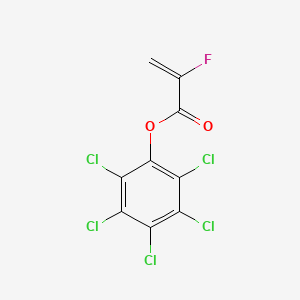 Pentachlorophenyl 2-fluoroprop-2-enoate