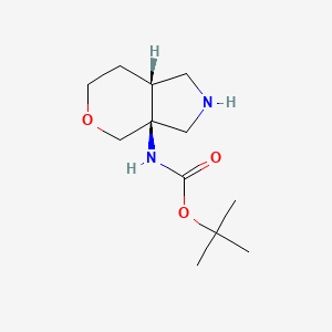 tert-Butyl ((3aS,7aR)-hexahydropyrano[3,4-c]pyrrol-3a(4H)-yl)carbamate