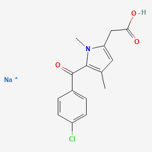 molecular formula C15H14ClNNaO3 B8650794 Zomepirac sodium salt 