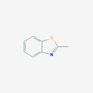 molecular formula C8H7NS B086508 2-Methylbenzothiazole CAS No. 120-75-2