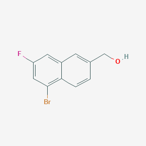 molecular formula C11H8BrFO B8650866 (5-Bromo-7-fluoronaphthalen-2-yl)methanol 