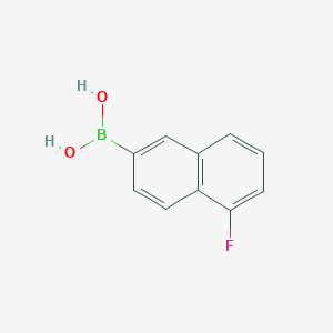 molecular formula C10H8BFO2 B8651144 5-Fluoronaphthalene-2-boronic acid 