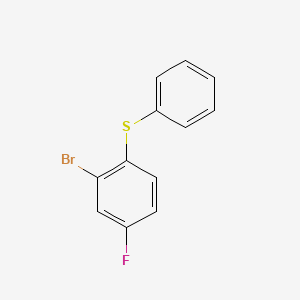 1-Bromo-5-fluoro-2-(phenylsulfanyl)-benzene