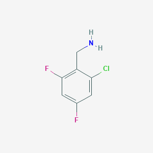 (2-Chloro-4,6-difluorophenyl)methanamine