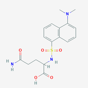 molecular formula C17H21N3O5S B086512 Dansyl-L-glutamine CAS No. 1101-67-3