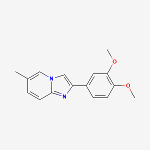 2-(3,4-Dimethoxyphenyl)-6-methylimidazo[1,2-a]pyridine