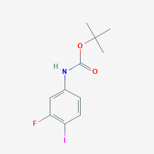 Tert-butyl 3-fluoro-4-iodophenylcarbamate