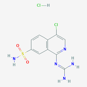 1-Guanidino-4-chloro-7-sulfamoyl-isoquinoline hydrochloride