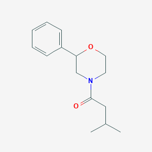 3-Methyl-1-(2-phenylmorpholino)butan-1-one