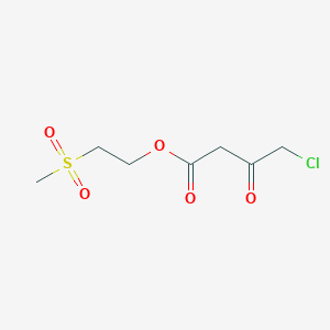 2-(Methanesulfonyl)ethyl 4-chloro-3-oxobutanoate