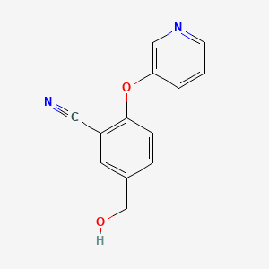5-(Hydroxymethyl)-2-(3-pyridinyloxy)benzonitrile
