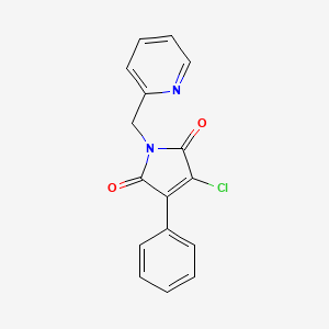 3-Chloro-4-phenyl-1-(pyridin-2-ylmethyl)-1H-pyrrole-2,5-dione