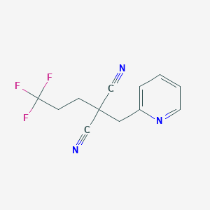 [(Pyridin-2-yl)methyl](3,3,3-trifluoropropyl)propanedinitrile