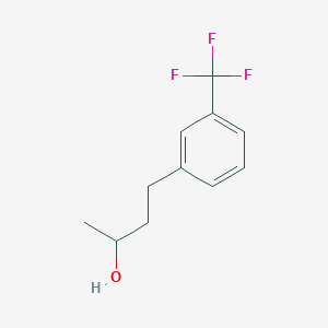 molecular formula C11H13F3O B8651478 4-(3-(Trifluoromethyl)phenyl)butan-2-ol 