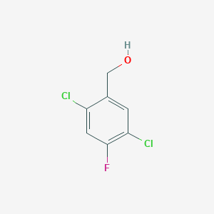 molecular formula C7H5Cl2FO B8651487 2,5-Dichloro-4-fluorobenzyl alcohol 