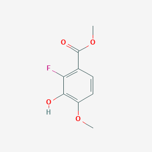 molecular formula C9H9FO4 B8651490 methyl 2-fluoro-3-hydroxy-4-methoxybenzoate 