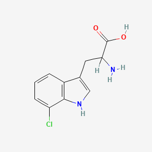 molecular formula C11H11ClN2O2 B086515 7-Chlorotryptophan CAS No. 153-97-9