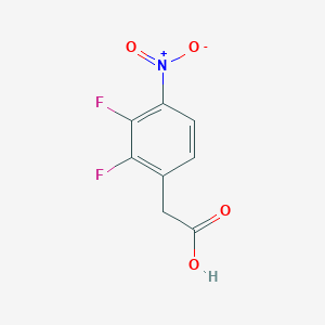 molecular formula C8H5F2NO4 B8651531 2-(2,3-Difluoro-4-nitrophenyl)acetic acid 