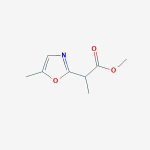 Methyl 2-(5-methyl-1,3-oxazol-2-yl)propanoate