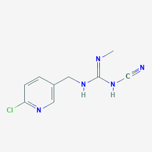 Guanidine, N-[(6-chloro-3-pyridinyl)methyl]-N'-cyano-N''-methyl-