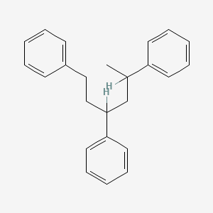 molecular formula C24H26 B8651590 1,3,5-Triphenylhexane CAS No. 17293-57-1