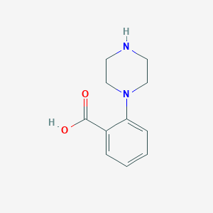 molecular formula C11H14N2O2 B086516 2-(Piperazin-1-yl)benzoic acid CAS No. 446831-27-2