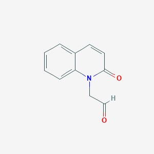 (2-oxoquinolin-1(2H)-yl)acetaldehyde