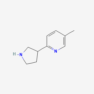 5-Methyl-2-(pyrrolidin-3-yl)pyridine