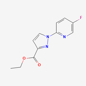 ethyl 1-(5-fluoropyridin-2-yl)-1H-pyrazole-3-carboxylate