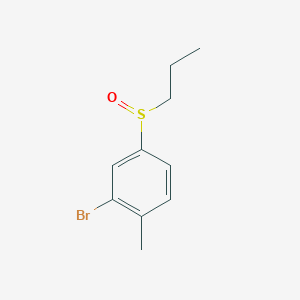 2-Bromo-1-methyl-4-(propylsulfinyl)benzene
