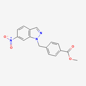 Methyl 4-(6-nitroindazol-1-yl)methylbenzoate