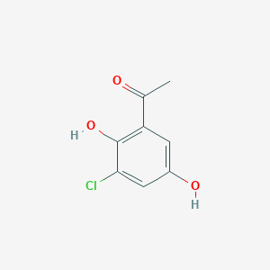 1-(3-Chloro-2,5-dihydroxyphenyl)ethanone